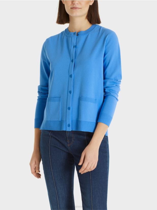 cardigan „regândește împreună”. Marc Cain azur îmbrăcăminte 4826HH449