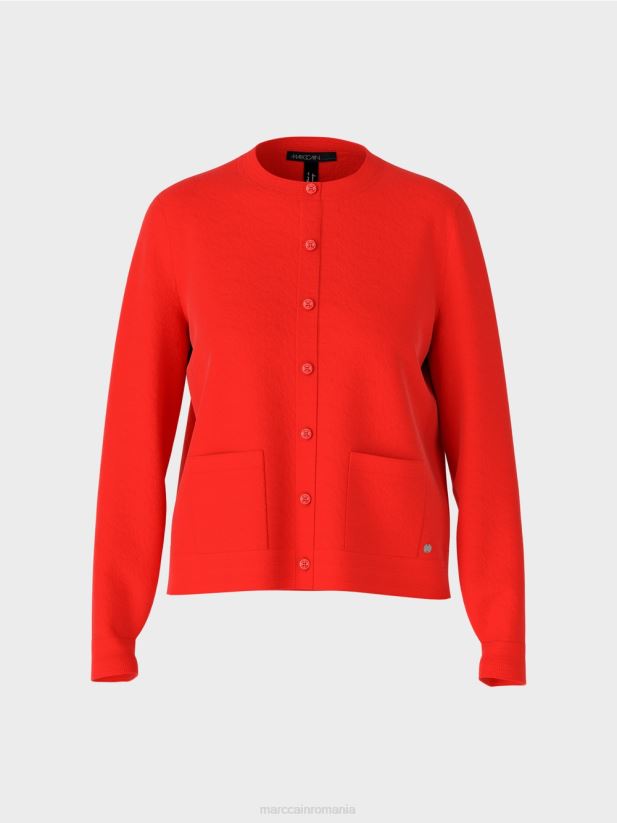 cardigan „regândește împreună” Marc Cain campari îmbrăcăminte 4826HH350