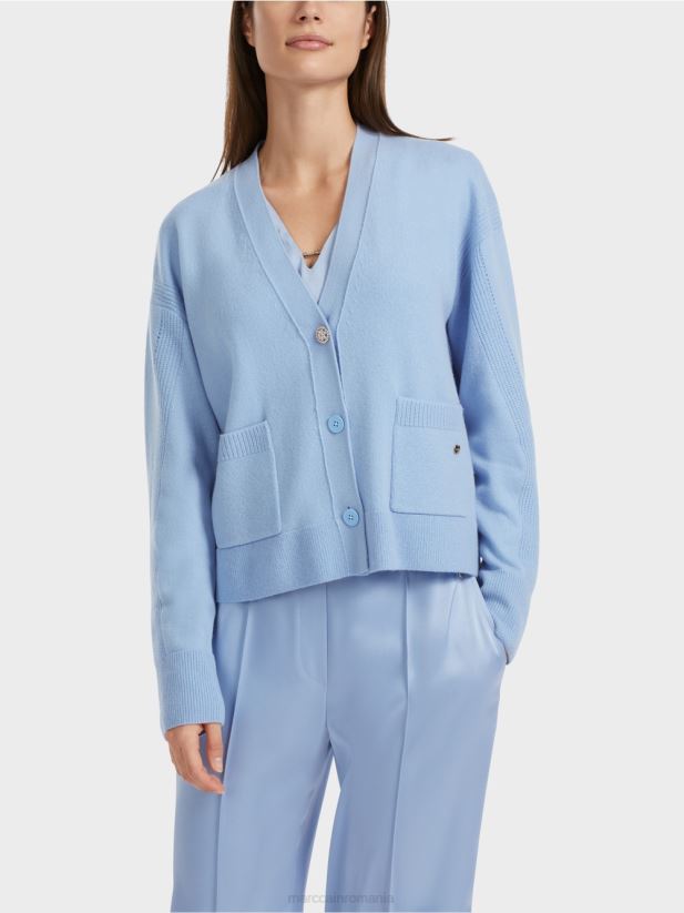 cardigan „regândește împreună” Marc Cain cer întunecat de vară îmbrăcăminte 4826HH320