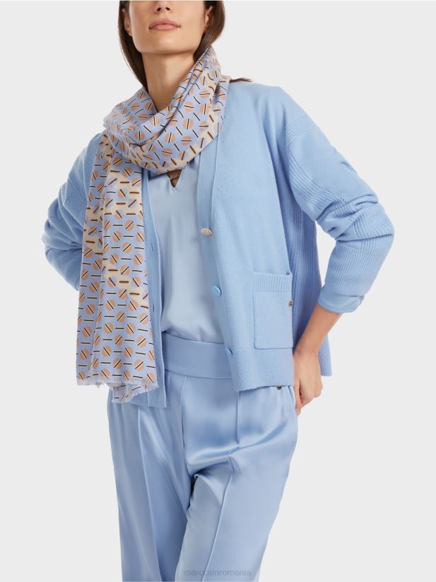 cardigan „regândește împreună” Marc Cain cer întunecat de vară îmbrăcăminte 4826HH320