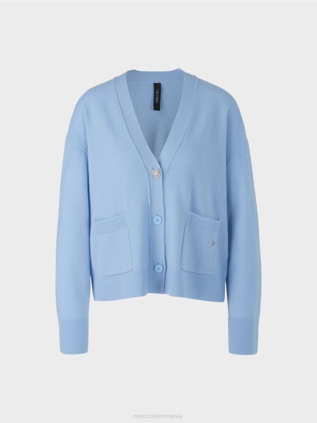 cardigan „regândește împreună” Marc Cain cer întunecat de vară îmbrăcăminte 4826HH320