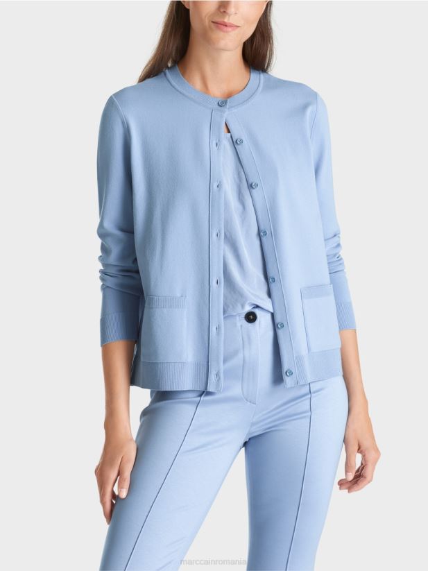 cardigan „regândește împreună” Marc Cain cer întunecat de vară îmbrăcăminte 4826HH352