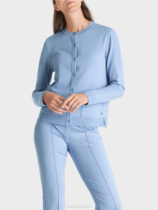 cardigan „regândește împreună” Marc Cain cer întunecat de vară îmbrăcăminte 4826HH352