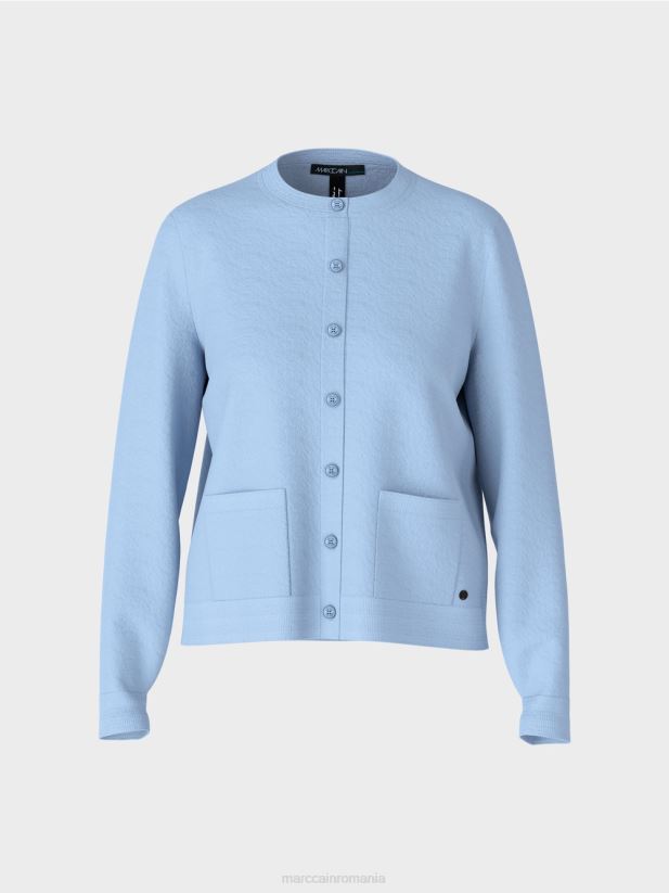 cardigan „regândește împreună” Marc Cain cer întunecat de vară îmbrăcăminte 4826HH352