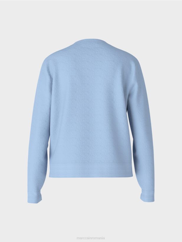 cardigan „regândește împreună” Marc Cain cer întunecat de vară îmbrăcăminte 4826HH352