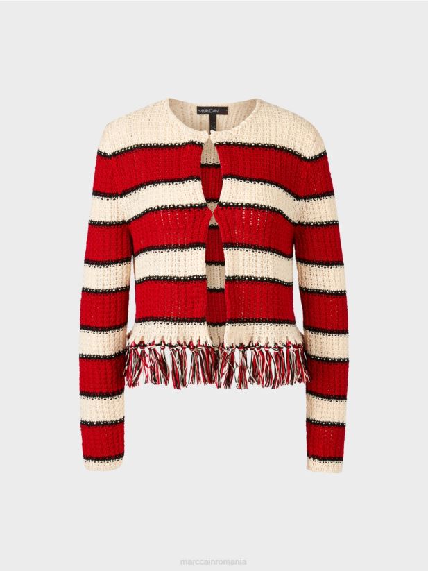 cardigan „regândește împreună”. Marc Cain cremă îmbrăcăminte 4826HH355