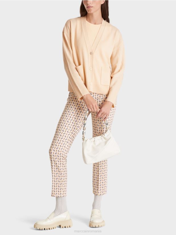 cardigan „regândește împreună” Marc Cain crema inchisa îmbrăcăminte 4826HH321