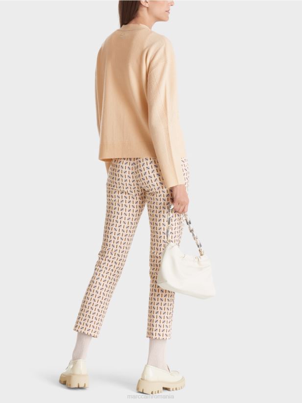 cardigan „regândește împreună” Marc Cain crema inchisa îmbrăcăminte 4826HH321