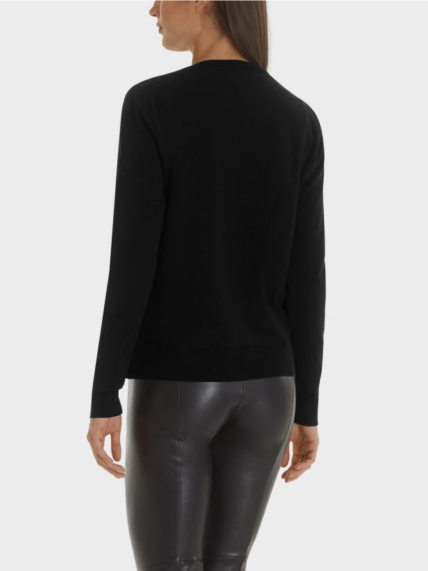 cardigan „regândește împreună” Marc Cain negru îmbrăcăminte 4826HH450