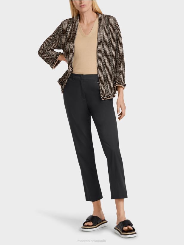 cardigan „regândește împreună”. Marc Cain nisip adânc îmbrăcăminte 4826HH380