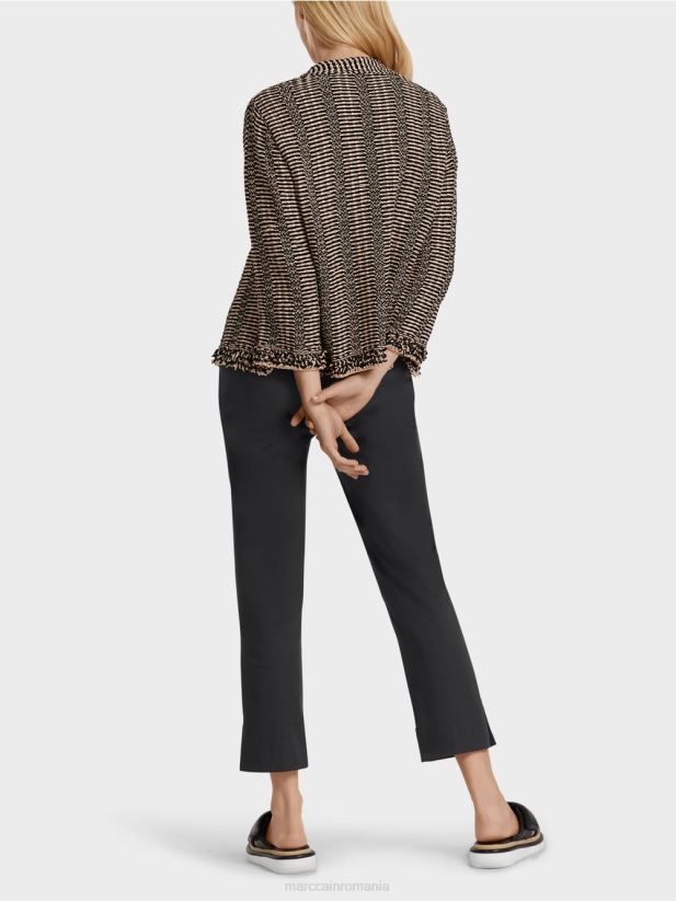 cardigan „regândește împreună”. Marc Cain nisip adânc îmbrăcăminte 4826HH380