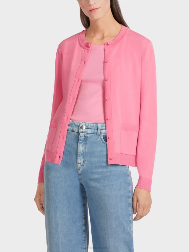 cardigan „regândește împreună”. Marc Cain roz aprins îmbrăcăminte 4826HH448