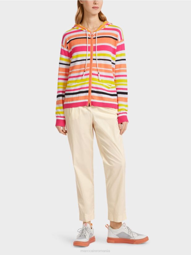 cardigan sportiv cu dungi Marc Cain var usor îmbrăcăminte 4826HH367