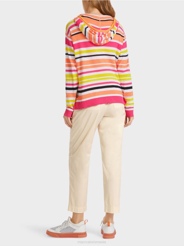 cardigan sportiv cu dungi Marc Cain var usor îmbrăcăminte 4826HH367