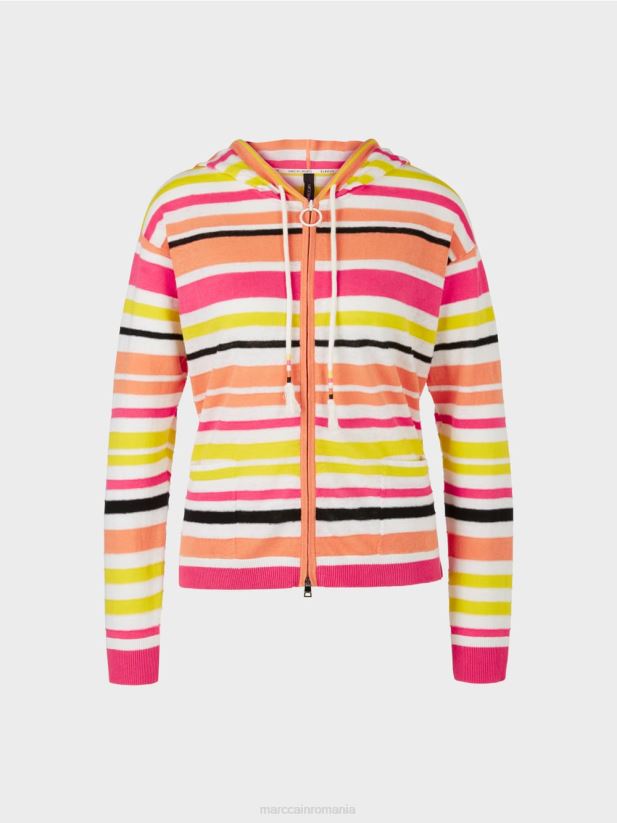 cardigan sportiv cu dungi Marc Cain var usor îmbrăcăminte 4826HH367