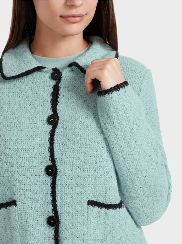 cardigan tricotat in germania Marc Cain albastru închis la cer îmbrăcăminte 4826HH347