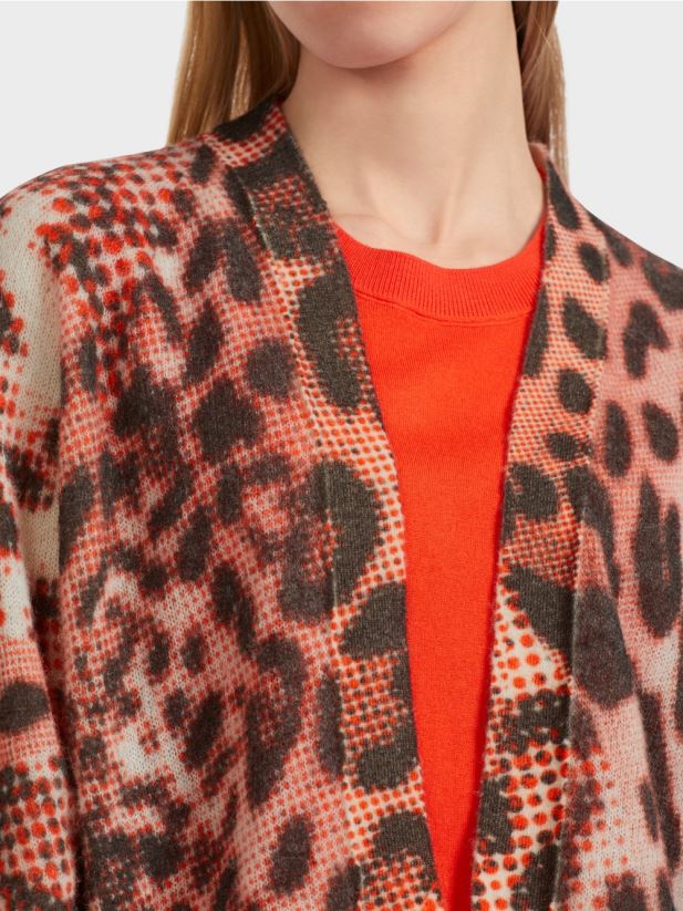 cardigan tricotat in germania Marc Cain campari îmbrăcăminte 4826HH311