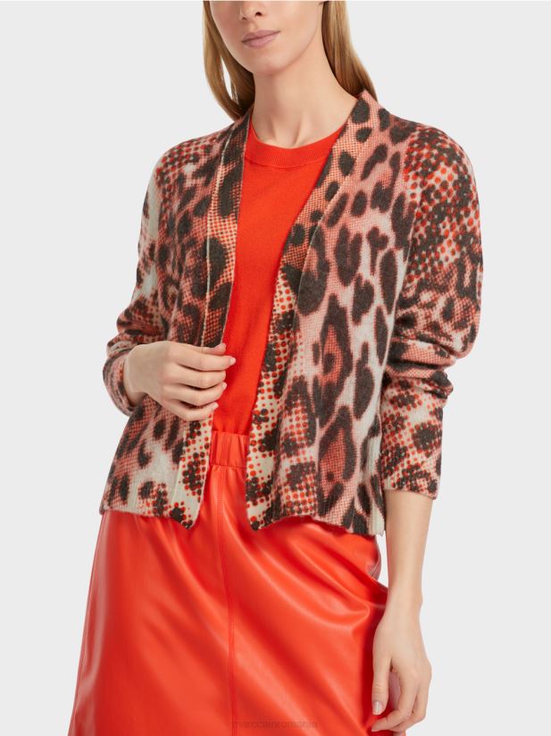 cardigan tricotat in germania Marc Cain campari îmbrăcăminte 4826HH311