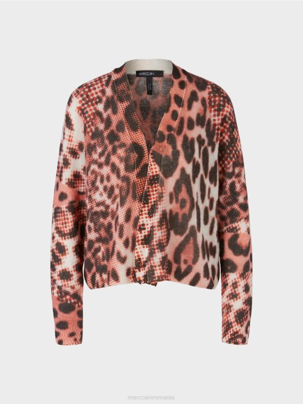 cardigan tricotat in germania Marc Cain campari îmbrăcăminte 4826HH311