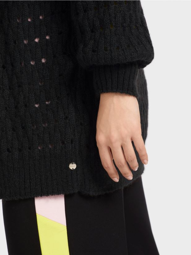 cardigan tricotat in germania Marc Cain negru îmbrăcăminte 4826HH346