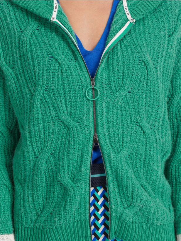 cardigan \"tricotat in germania\" Marc Cain smalț îmbrăcăminte 4826HH306