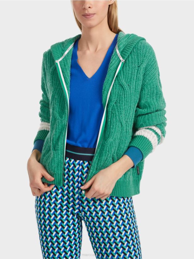 cardigan \"tricotat in germania\" Marc Cain smalț îmbrăcăminte 4826HH306