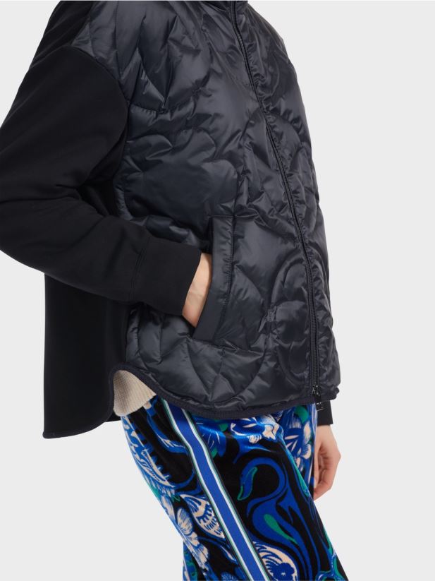 geacă căptușită „rethink together”. Marc Cain albastru miezul nopții îmbrăcăminte 4826HH309