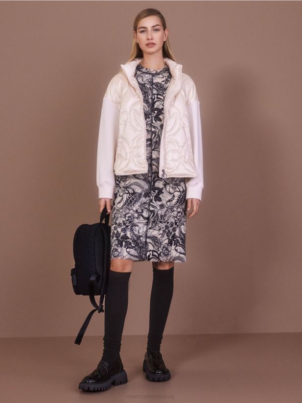 geacă căptușită „rethink together”. Marc Cain floare de migdal îmbrăcăminte 4826HH304