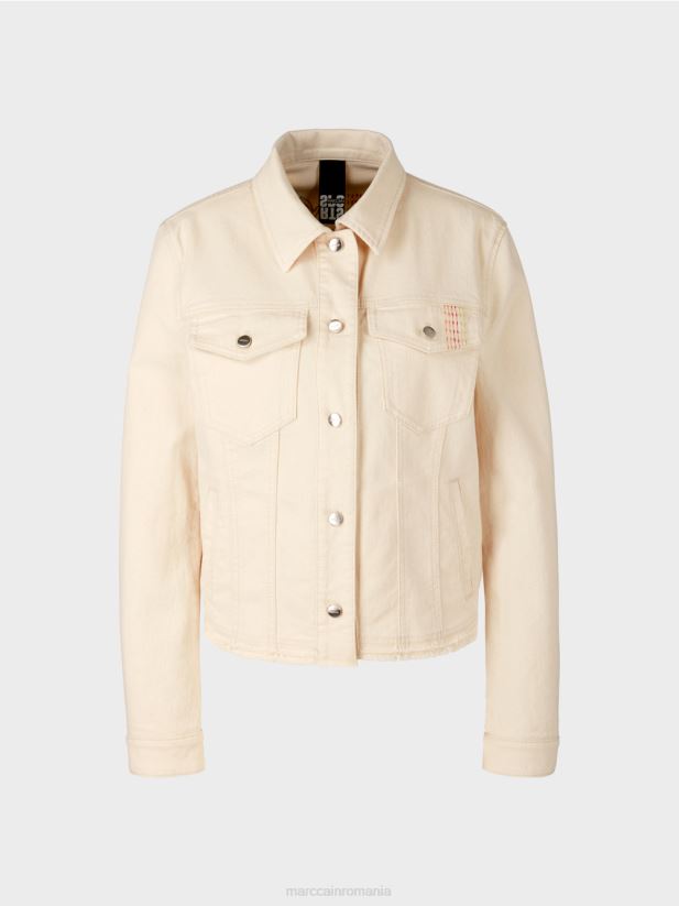 geaca imprimata „rethink together”. Marc Cain lenjerie moale îmbrăcăminte 4826HH370