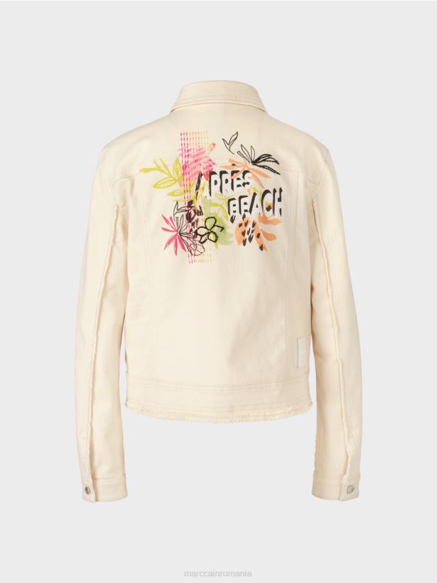 geaca imprimata „rethink together”. Marc Cain lenjerie moale îmbrăcăminte 4826HH370