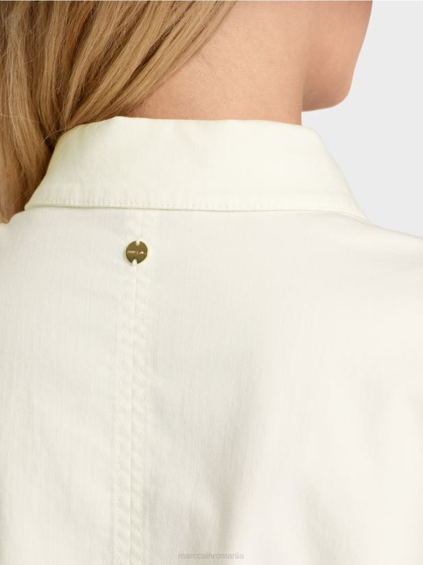 geaca „regândiți împreună”. Marc Cain aproape alb îmbrăcăminte 4826HH379