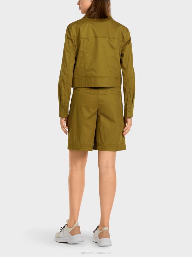 geaca „regândiți împreună”. Marc Cain măsline galbene îmbrăcăminte 4826HH393