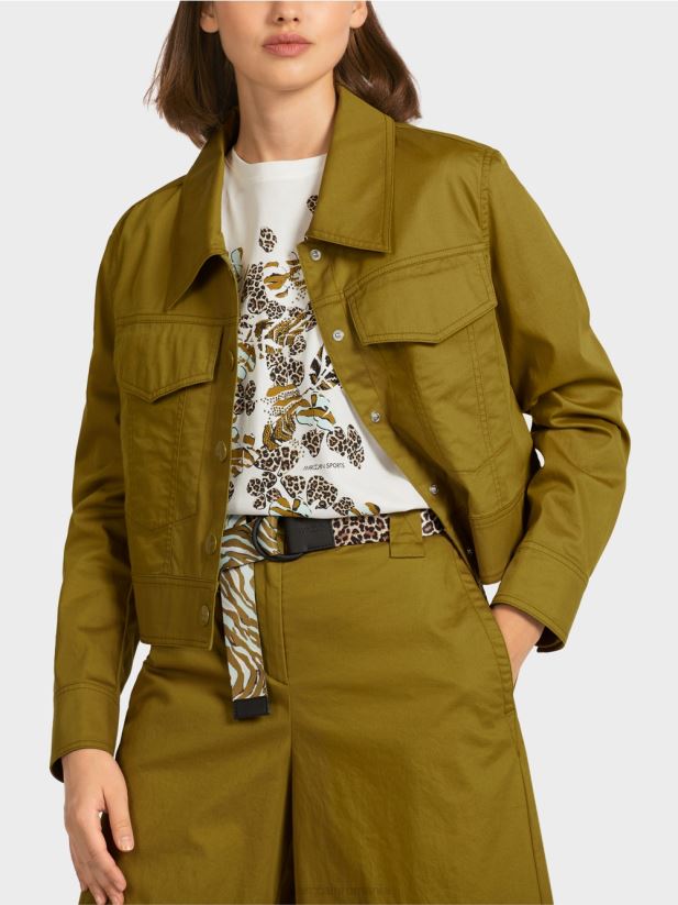 geaca „regândiți împreună”. Marc Cain măsline galbene îmbrăcăminte 4826HH393