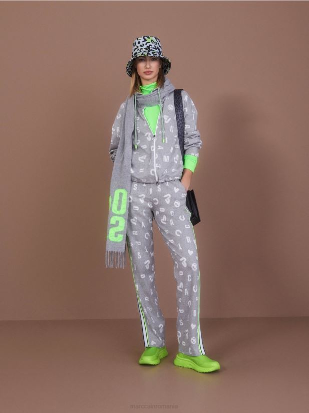 geaca stil jogging Marc Cain gri argintiu îmbrăcăminte 4826HH331
