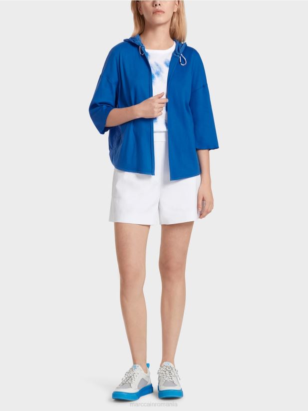 jachetă casual din amestec de țesături Marc Cain parașutist nou îmbrăcăminte 4826HH364