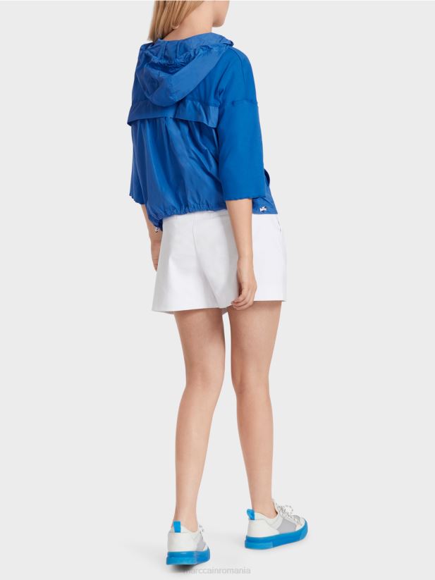 jachetă casual din amestec de țesături Marc Cain parașutist nou îmbrăcăminte 4826HH364