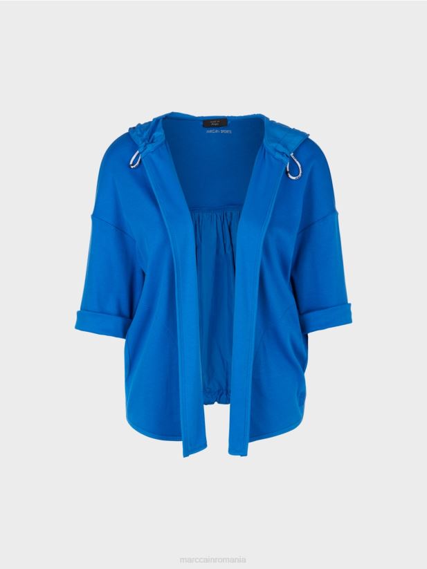 jachetă casual din amestec de țesături Marc Cain parașutist nou îmbrăcăminte 4826HH364