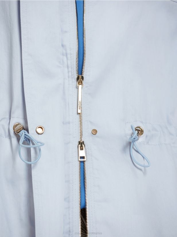 jachetă casual outdoor din bumbac Marc Cain albastru pudra deschis îmbrăcăminte 4826HH395