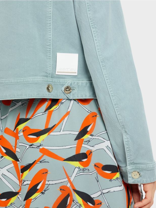 jachetă din denim „rethink together”. Marc Cain albastru închis la cer îmbrăcăminte 4826HH345