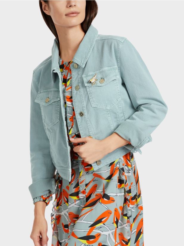 jachetă din denim „rethink together”. Marc Cain albastru închis la cer îmbrăcăminte 4826HH345