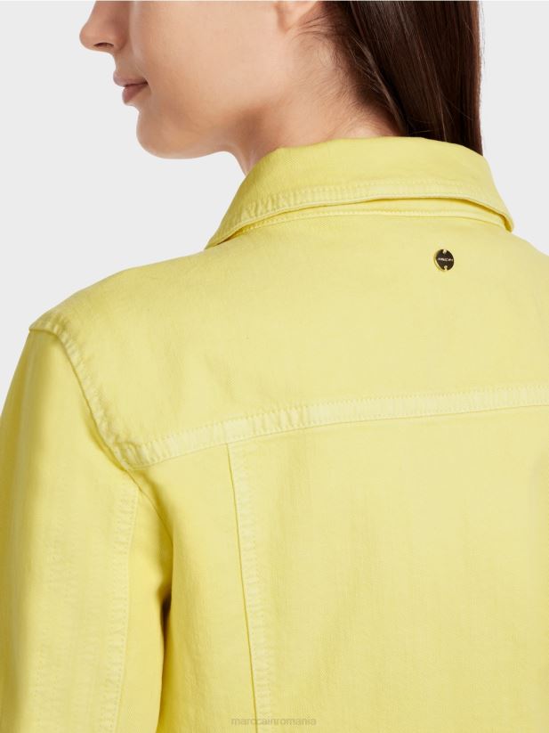 jachetă din denim „rethink together”. Marc Cain lămâie moale îmbrăcăminte 4826HH341