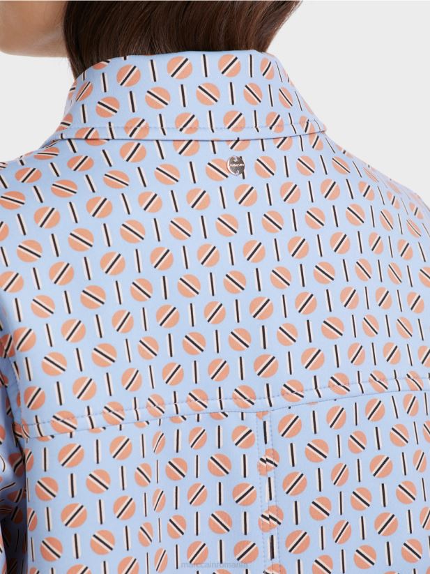 jachetă într-o formă ușor evazată Marc Cain cer întunecat de vară îmbrăcăminte 4826HH322