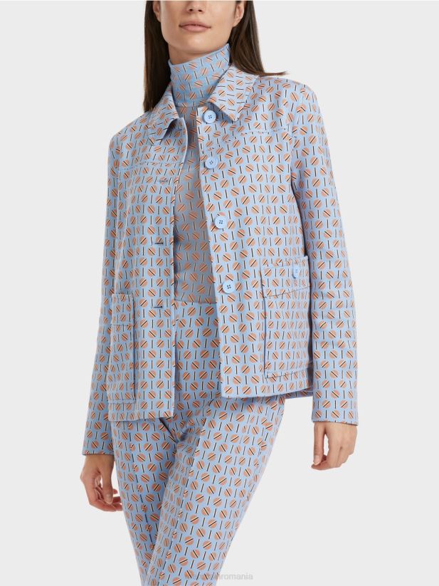 jachetă într-o formă ușor evazată Marc Cain cer întunecat de vară îmbrăcăminte 4826HH322