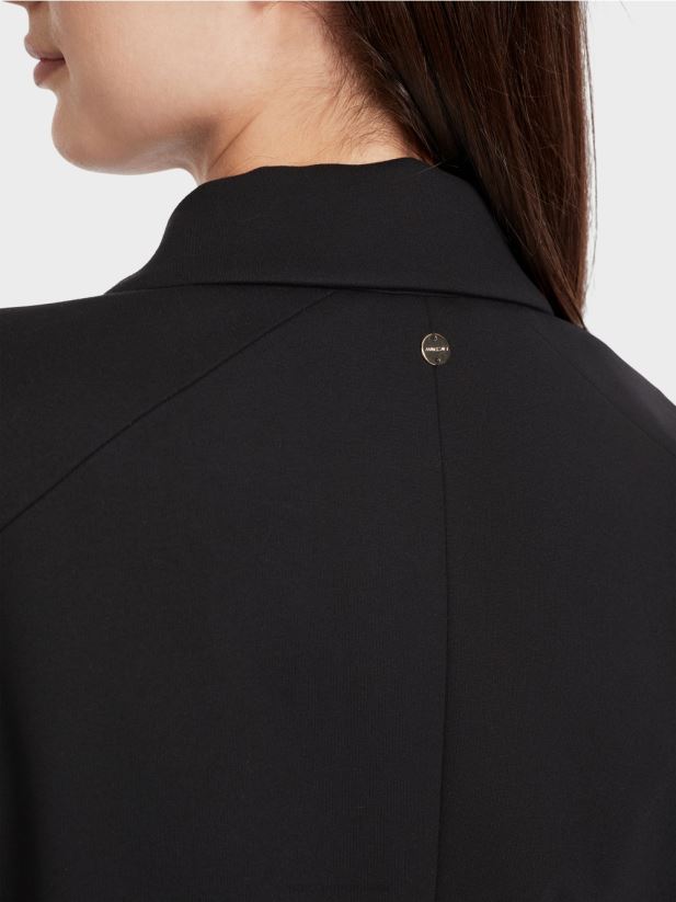 jachetă scurtă cu stretch Marc Cain negru îmbrăcăminte 4826HH340
