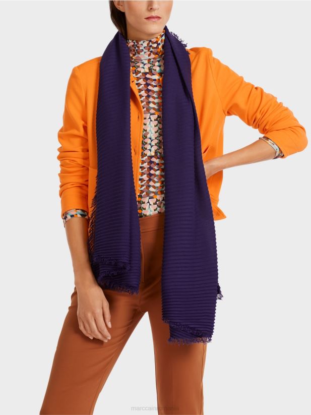 jachetă scurtă în stil denim Marc Cain portocaliu limpede îmbrăcăminte 4826HH441