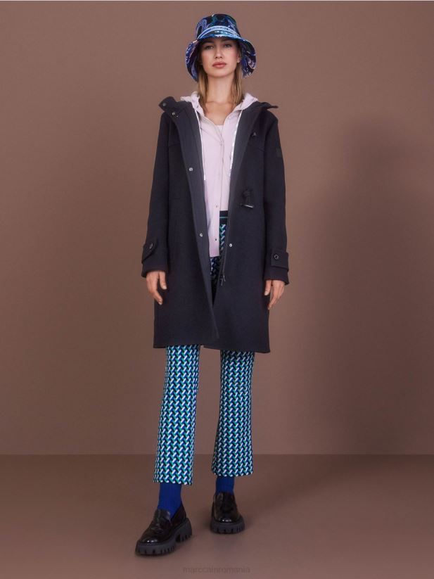 regândiți împreună” cardigan tricotat fin Marc Cain floare de migdal îmbrăcăminte 4826HH307