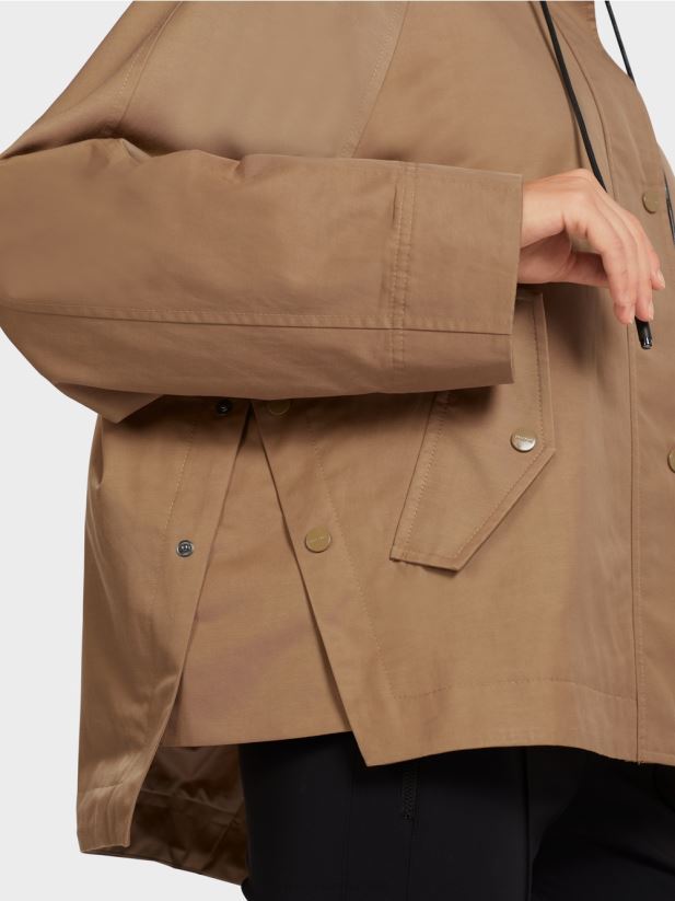 geacă casual outdoor cu imprimeu Marc Cain cafea ușoară îmbrăcăminte 4826HH283