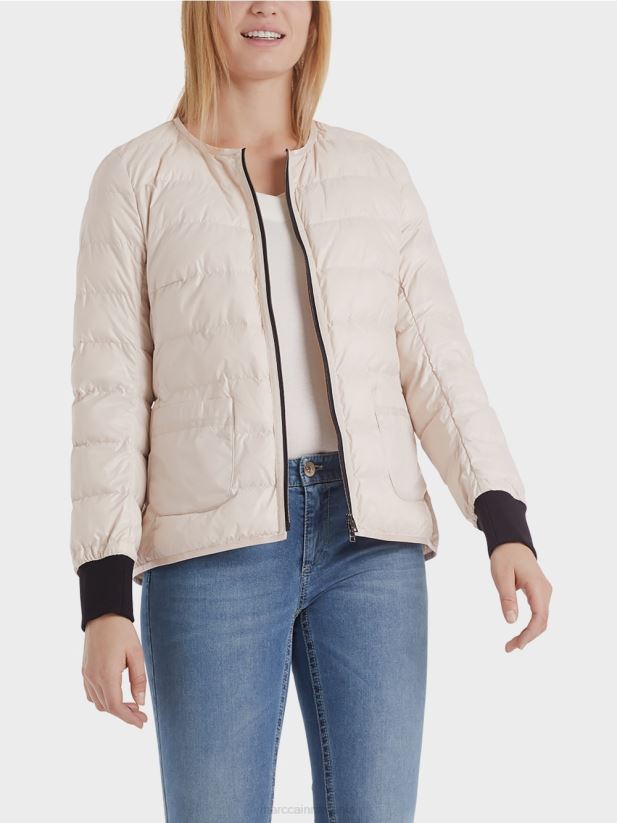 geacă de exterior căptușită Marc Cain floare de migdal îmbrăcăminte 4826HH302