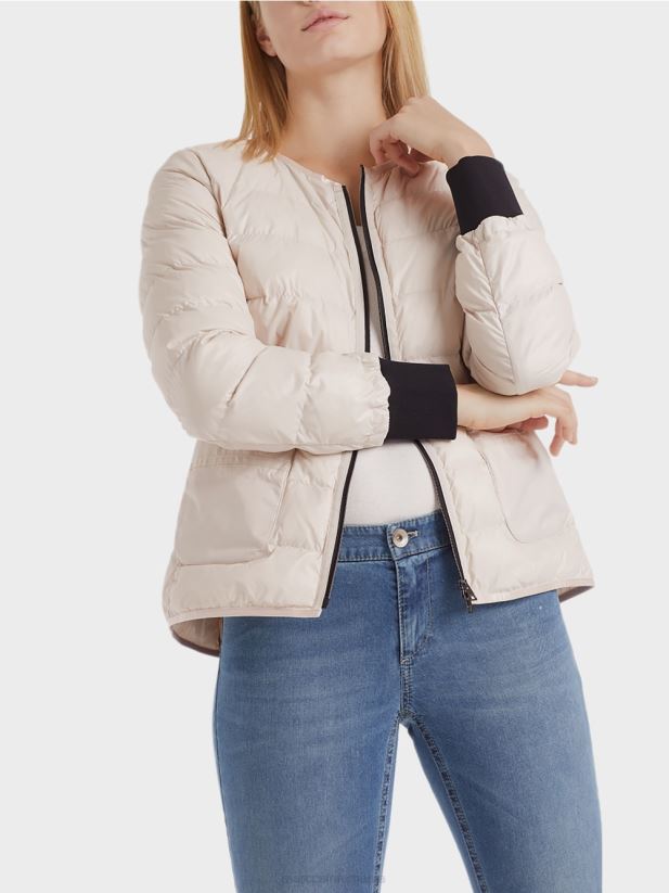 geacă de exterior căptușită Marc Cain floare de migdal îmbrăcăminte 4826HH302