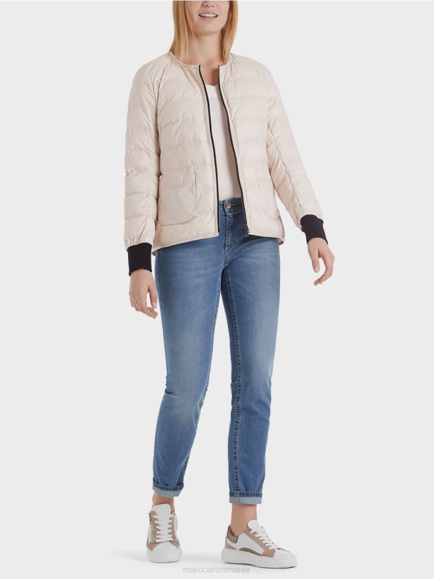 geacă de exterior căptușită Marc Cain floare de migdal îmbrăcăminte 4826HH302